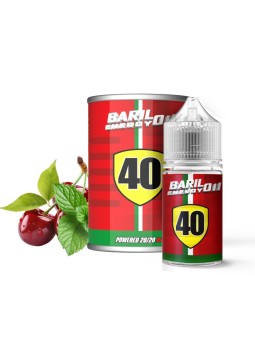 40 Cherry Red Mint Baril...